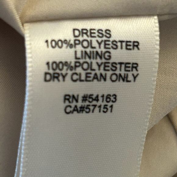 Eliza J Scarf Print Sleeveless Multicolored Maxi Dress Bow in Back Size 2 - Picture 6 of 7